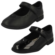 Girls Clarks Leather Patent