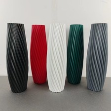 34cm Plastic Modern Flower Vase Unbreakable Vase for Bedroom Living Room Decor