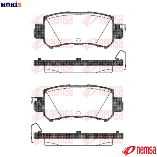 Brake pad set - brake,