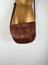 Dents Brown Leather Crossbody