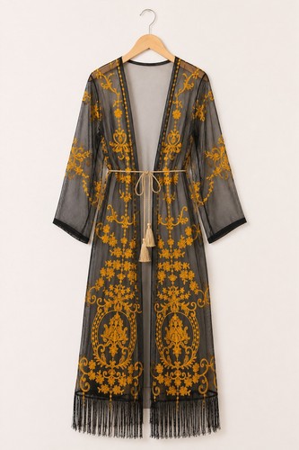 Luxury black gold embroidered - luxury,