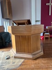 Original Wooden Church Pulpit