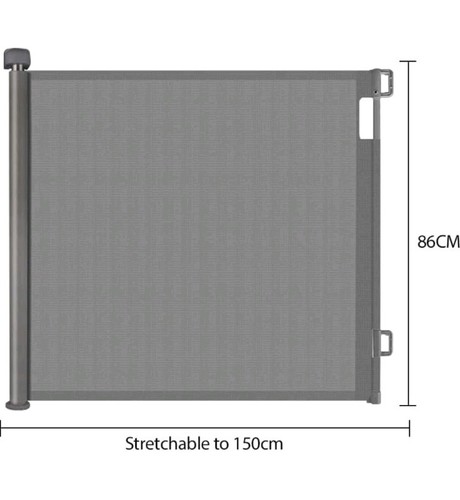 Retractable baby gate - baby, extra