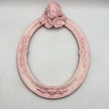 Vintage Pink Ceramic Oval