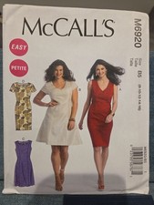 McCALLS M6920 MISSES/MISSES