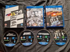 The Fast And The Furious 4 Film Set Blu Ray Movie Box Set