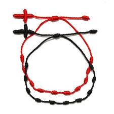 2 Pcs for Cross 7 Knots Red