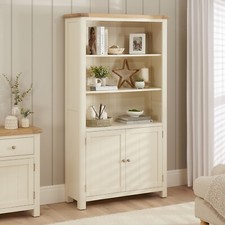 Bookcase with 2 Door Cupboard