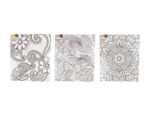 Colour in canvas - 🔥a4,