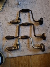 Vintage hand brace drills - hand,