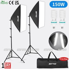 2×150W Softbox Lighting Kit