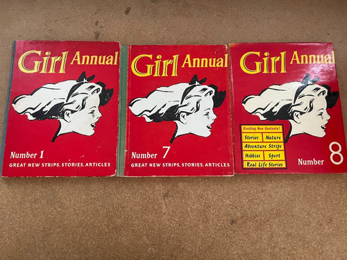 Vintage girl annuals - vintage,