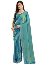 Spacec Silk Saree with Zarkhad