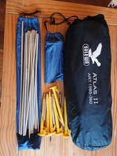 Salewa Atlas 11 tent 2-person, separate flysheet, lightweight with poles/pegs.