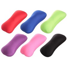 1-2xMicrobead Neck Pillow Headrest Sleeping Pillows Soft Cushion Support Bolster