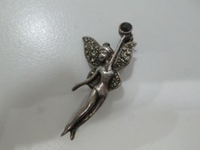 Silvertone Fairy Brooch