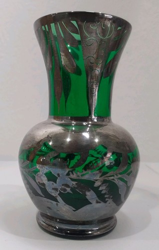 Vintage venetian green glass - venetian,