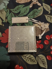 Silver Coloured Striped Jewellery Box Marks And Spencer With Love
