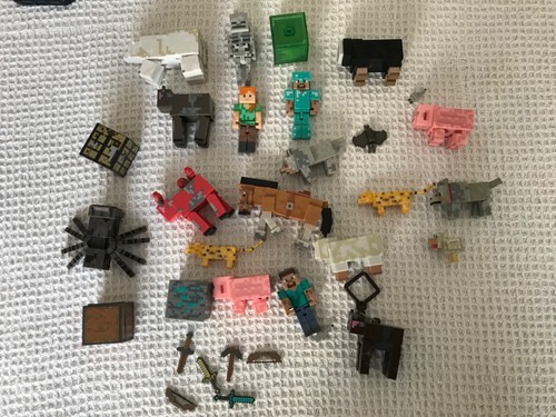Minecraft bundle figures - minecraft,