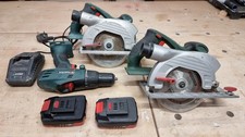 Parkside Cordless, Circular Saw X 2, Drill, 2 Batteries, Charger.