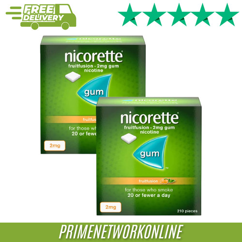 Nicorette gum fruitfusion - 2,