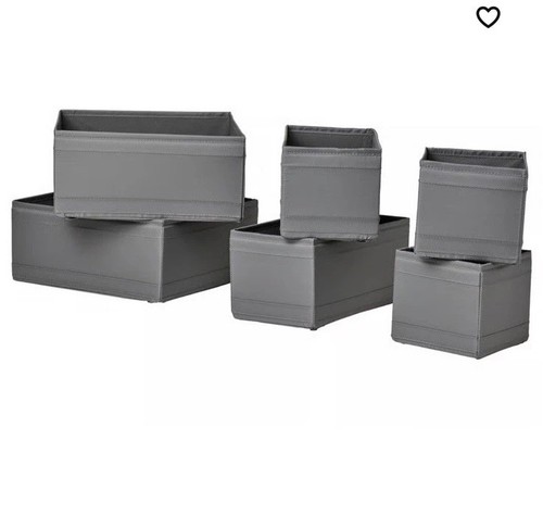 Ikea skubb storage box set - storage,