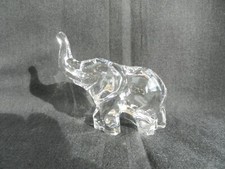 Crystal glass elephant