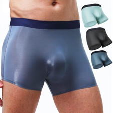 Men's Boxer Briefs Ice Silk