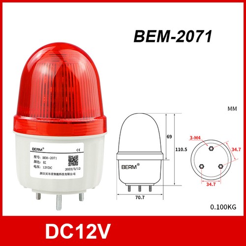 Led flashing warning beacon - led,