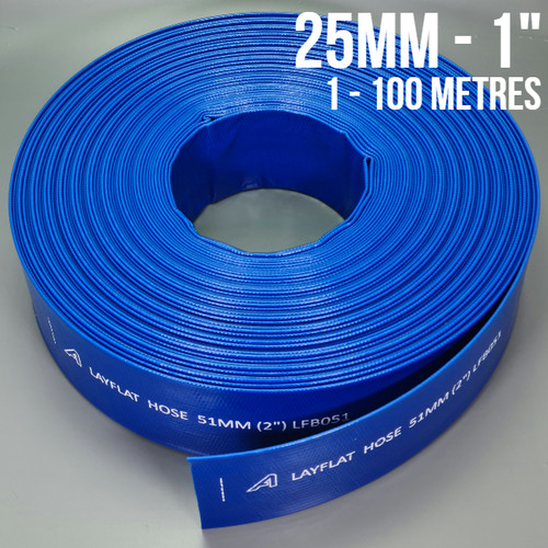 25mm layflat pvc - 25mm/1", water