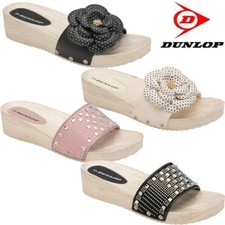 Ladies Low Wedge Heel Comfort Walking Fit Flip Flops Fitness Toning Sandals Shoe