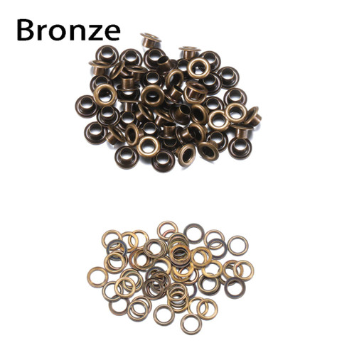 Eyelet with washer leather - washer,