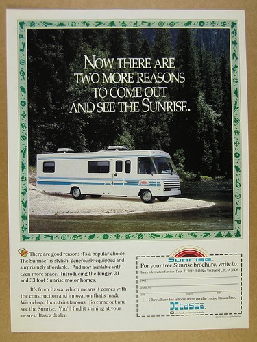 1992 itasca sunrise motorhome - itasca,