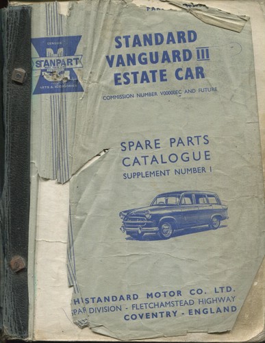 Standard vanguard iii estate - iii,