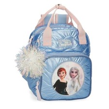 Disney Frozen Girls Bag School Travel Play Elsa Anna Blue Pink Bag 23x28x10cms