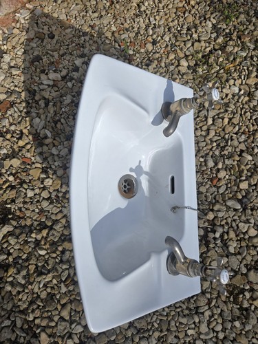 Vintage cloakroom basin - vintage,