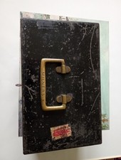 Milners Antique Metal Cash Box