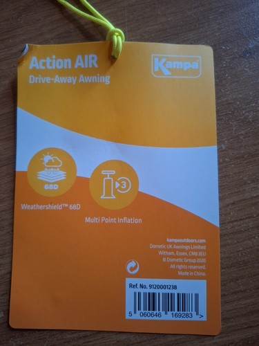 Kampa action air drive away - action,