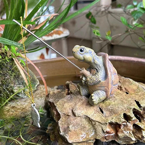 Rope turtle statue - rope,
