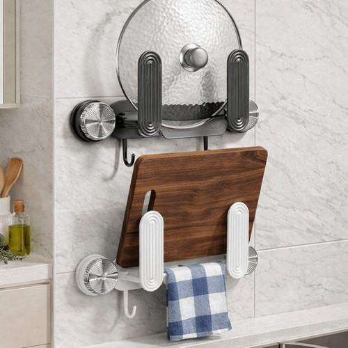 Wall mounted suction cup pot - wall,