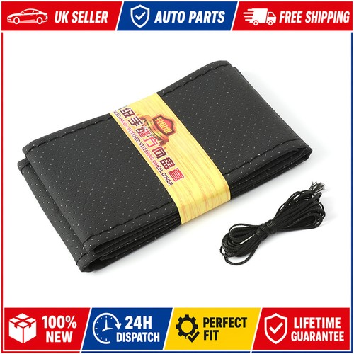 Leather diy car steering - steering, wheel