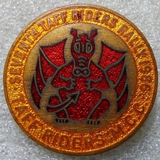 Taff Riders Motorcycle Club 1986 Red Dragon Rally Badge