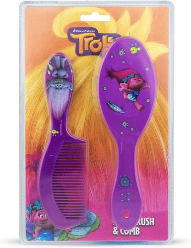 Trolls hairbrush and - comb, set