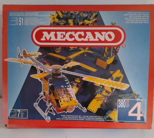 Meccano set motorised metal - 4,