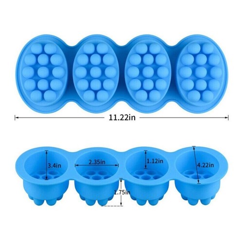 Silicone massage soap mold - silicone,