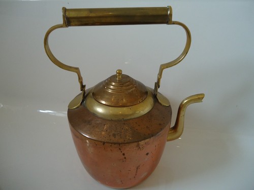 Large kettle copper brass - large,