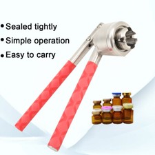 15mm Manual Vial Crimper Tool Vial Bottle Caps Sealing Machine Stainless Steel
