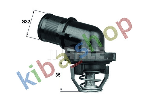 Cooling system thermostat - system,