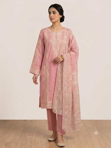 Stitched 3pc embroidered - 3pc,