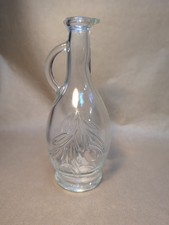 Retro Olive Oil Bottle Pourer Glass Vinegar Drizzler Dispenser 50 Cl 